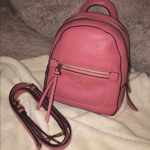 Coach Mini Pink Andi Backpack